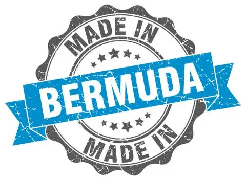 Made in Bermuda round seal Stock Illustration