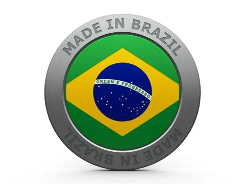 Made in Brazil Stock Illustration