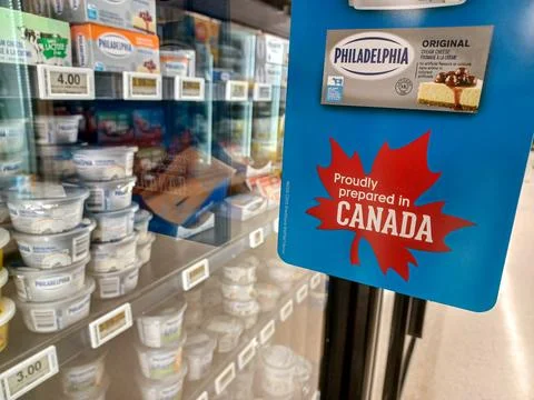 Made in Canada sign Stock Photos