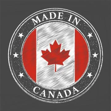 Made in Canada template Stock Illustration