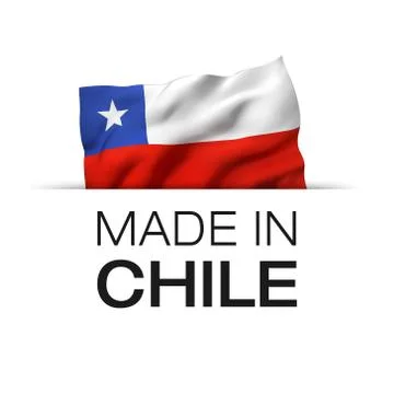Made in Chile - Label Stock Illustration