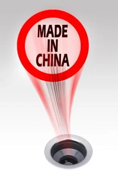 Made in China. Foto stock