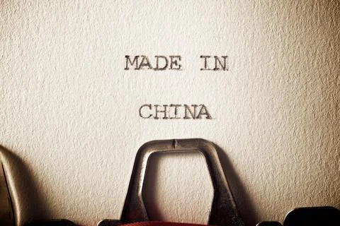 Made in China Stock Photos