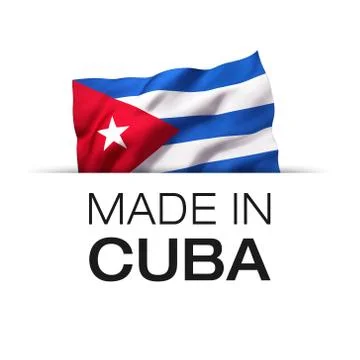 Made in Cuba - Label Stock Illustration