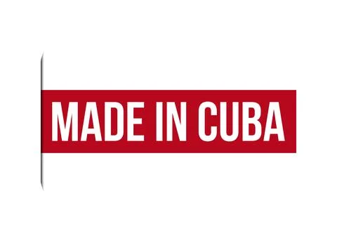 Made in Cuba red banner design vector illustration Stock Illustration