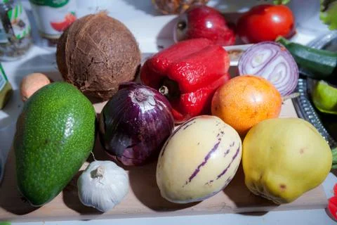 Made dish of different vegetables Stock Photos