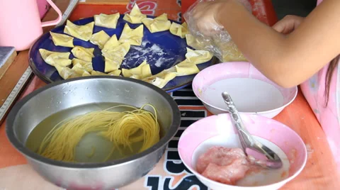 Made dumpling Fast 스톡 동영상 29173044