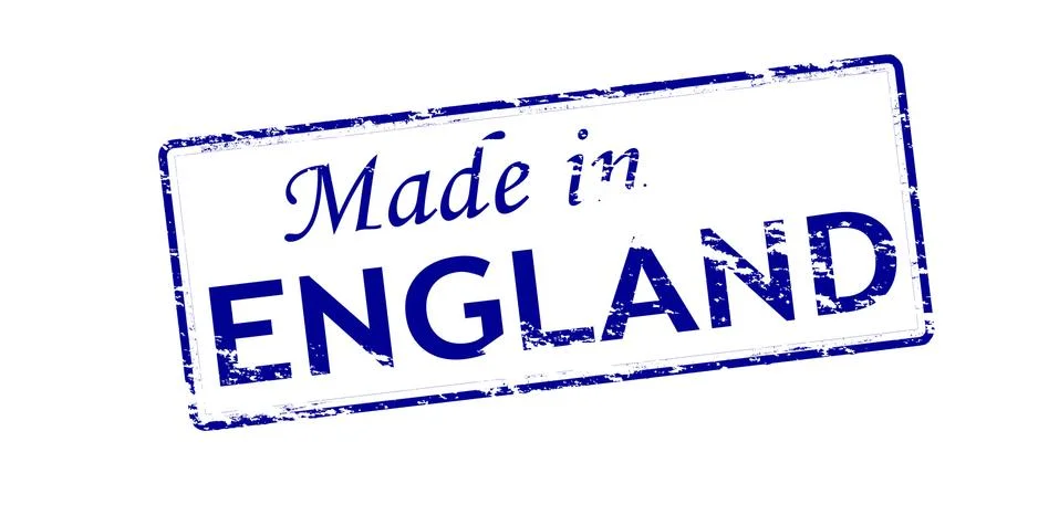 Made in England Stock Illustration