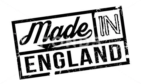 Made In England rubber stamp Stock Illustration