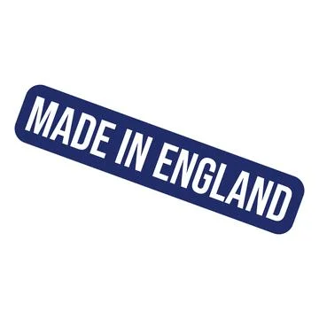 Made in England Rubber Stamp Vector Template Ilustração Stock