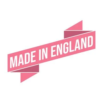 Made in England Rubber Stamp Vector Template 스톡 일러스트