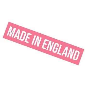 Made in England Rubber Stamp Vector Template Stock Illustration