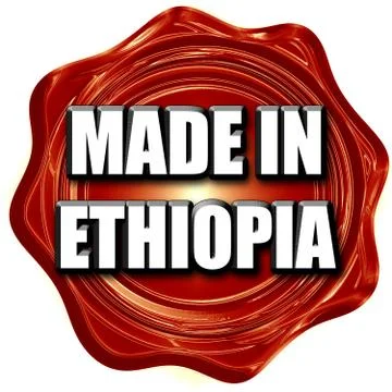 Made in ethiopia Stock Illustration