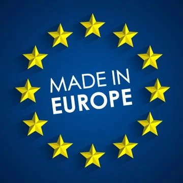 Made In Europe Stock Illustration