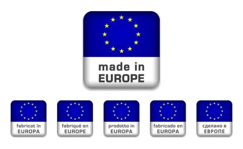 Made in Europe Stock Illustration