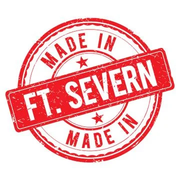 Made in FT-SEVERN stamp Stock Illustration