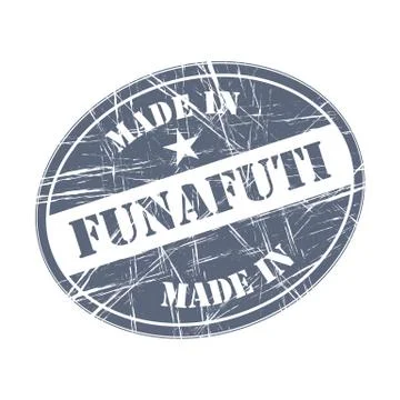 Made in Funafuti Stock Illustration