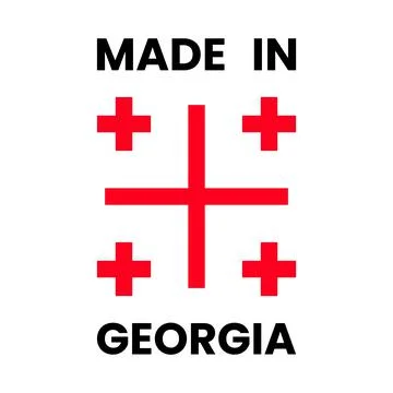 Made in Georgia stamp Stock Illustration