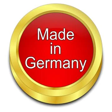 Made in Germany button Stock Illustration
