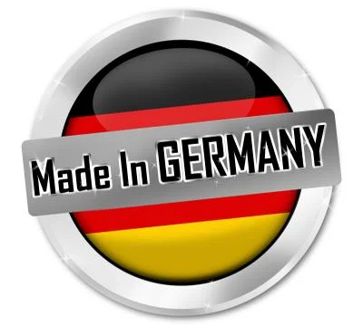 Made in germany icon button fresh design Stock Illustration