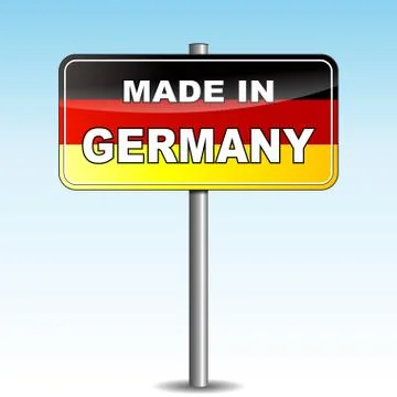 Made in germany Stock Illustration