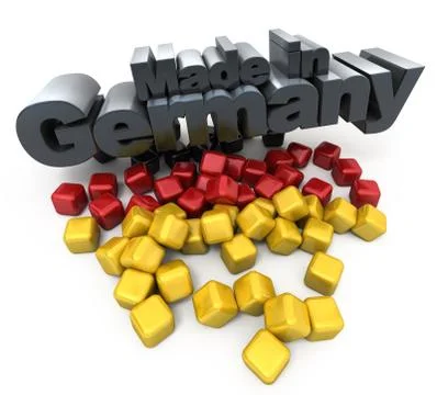 Made in Germany Stock Illustration