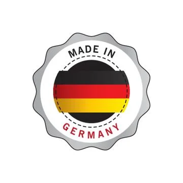 Made In Germany Label Design Stock-Illustration