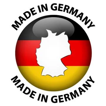 Made in Germany label Stock Illustration