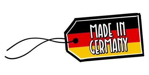 Made in Germany Label. Stock Illustration
