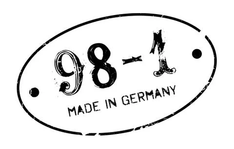Made In Germany rubber stamp Stock Illustration