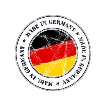 Made in Germany rubber stamp Stock Illustration