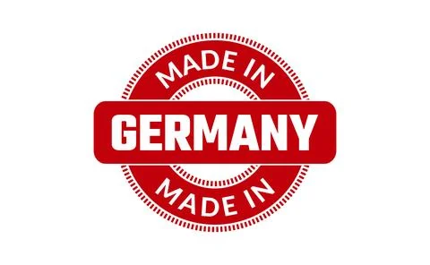 Made In Germany Rubber Stamp Stock Illustration
