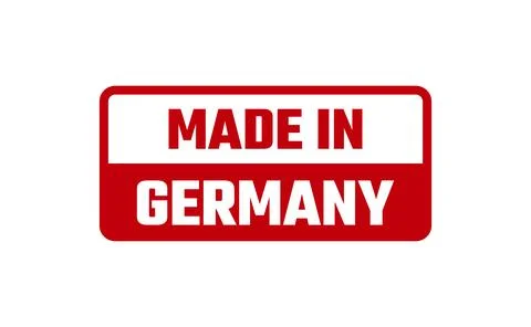 Made In Germany Rubber Stamp Stock Illustration