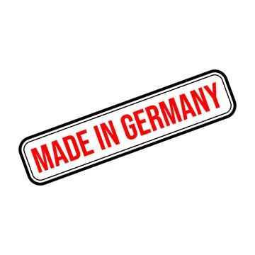 Made in Germany Rubber Stamp Vector Template Stock Illustration