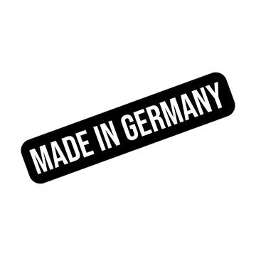 Made in Germany Rubber Stamp Vector Template Stock Illustration