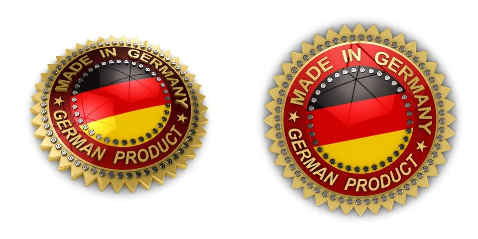 Made in Germany seal Stock Illustration
