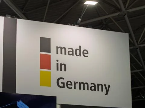 Made in Germany: Showcasing Quality and Innovation Stock Photos