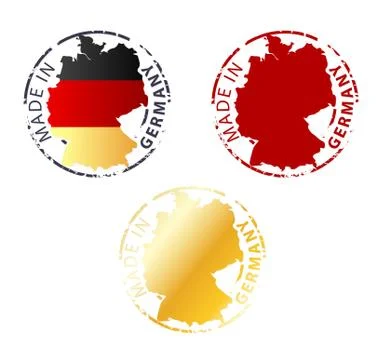 Made in germany stamp Stock Illustration