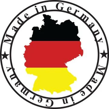 Made in Germany stamp Stock Illustration