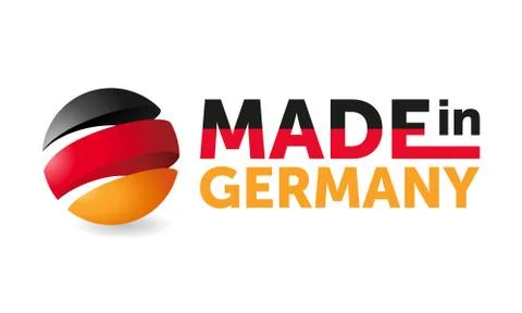 Made in Germany sticker Stock Illustration