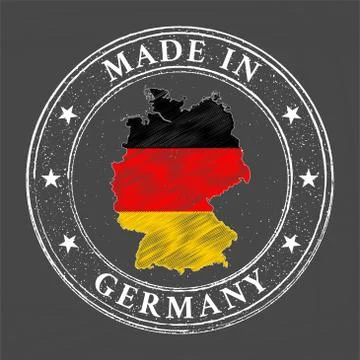 Made in Germany template Stock Illustration