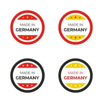 Made in Germany vector design for manufacturing business and product Stock Illustration