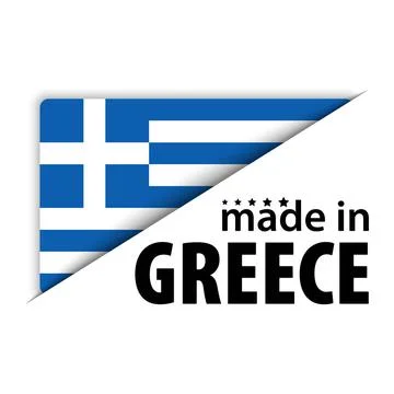 Made in Greece graphic and label. Made in Greece graphic and label. Elemen... Stock Photos
