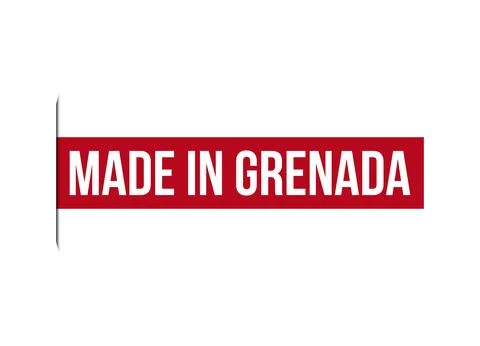 Made in Grenada red banner design vector illustration Stock Illustration