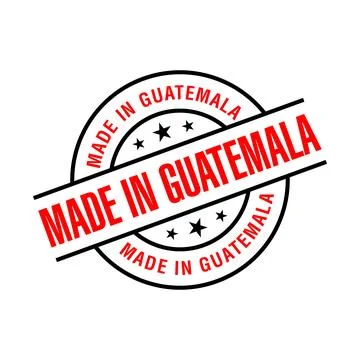 Made in Guatemala Rubber Stamp Vector Template Ilustração Stock
