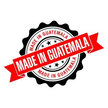 Made in Guatemala Rubber Stamp Vector Template Ilustração Stock