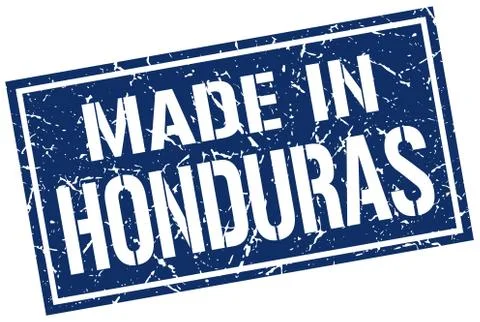Made in Honduras stamp Stock Illustration