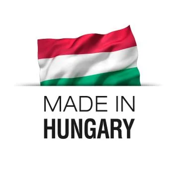 Made in Hungary - Label Stock Illustration