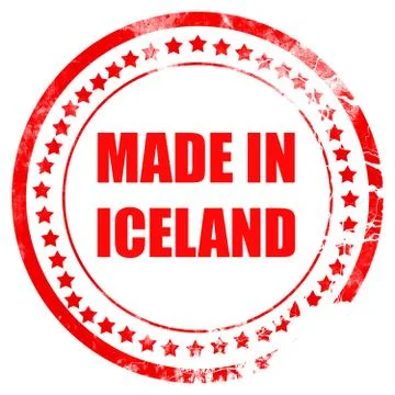 Made in iceland Stock Illustration