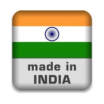 Made in India Stock Illustration